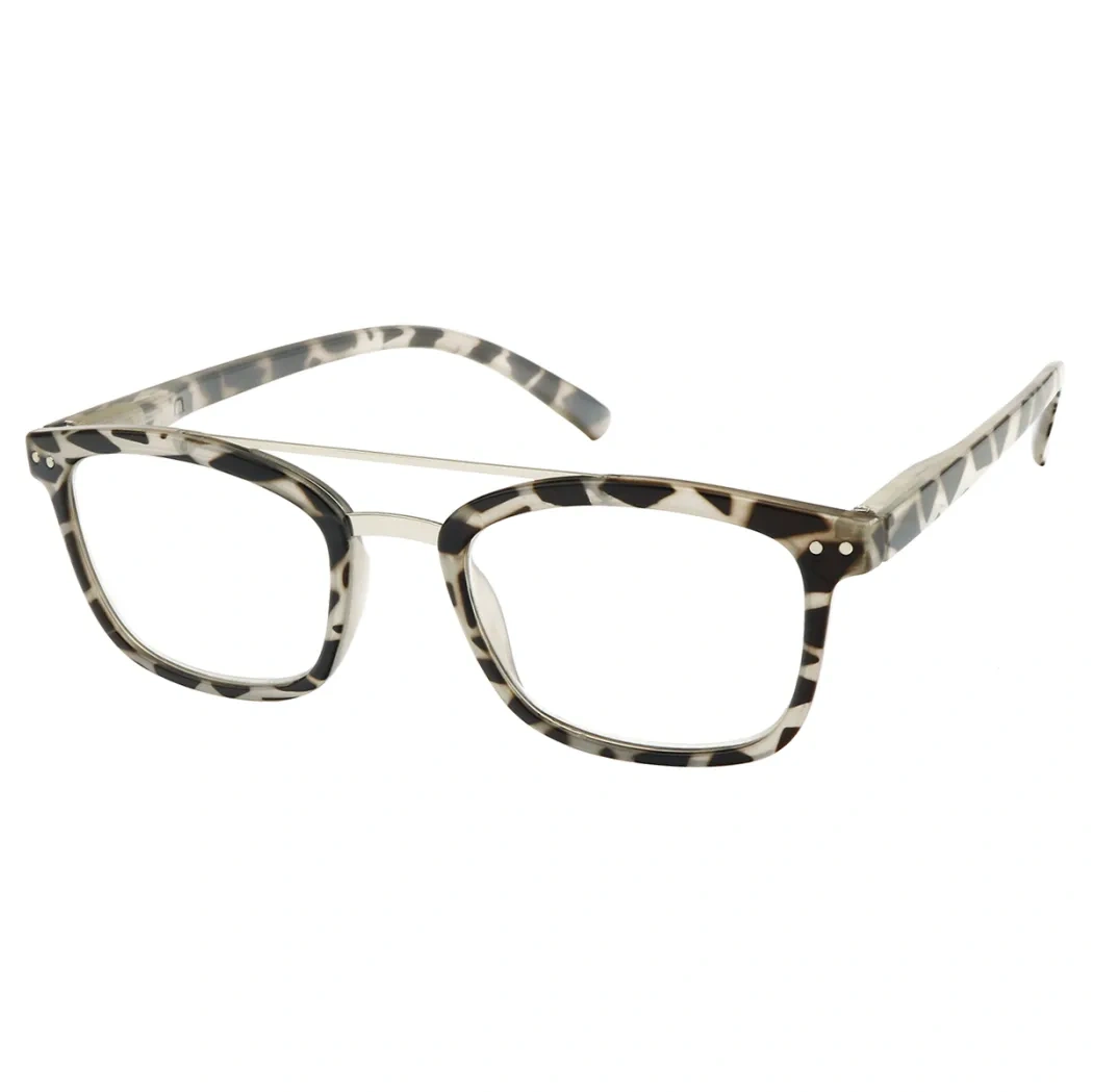 Aviator Grey Reading Glasses