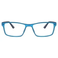 Rectangle Blue Reading Glasses
