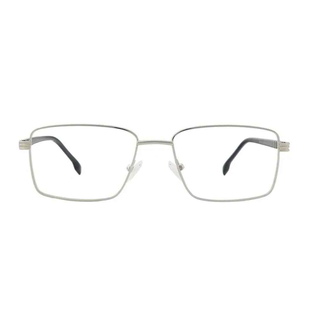 Rectangle Silver Eyeglasses