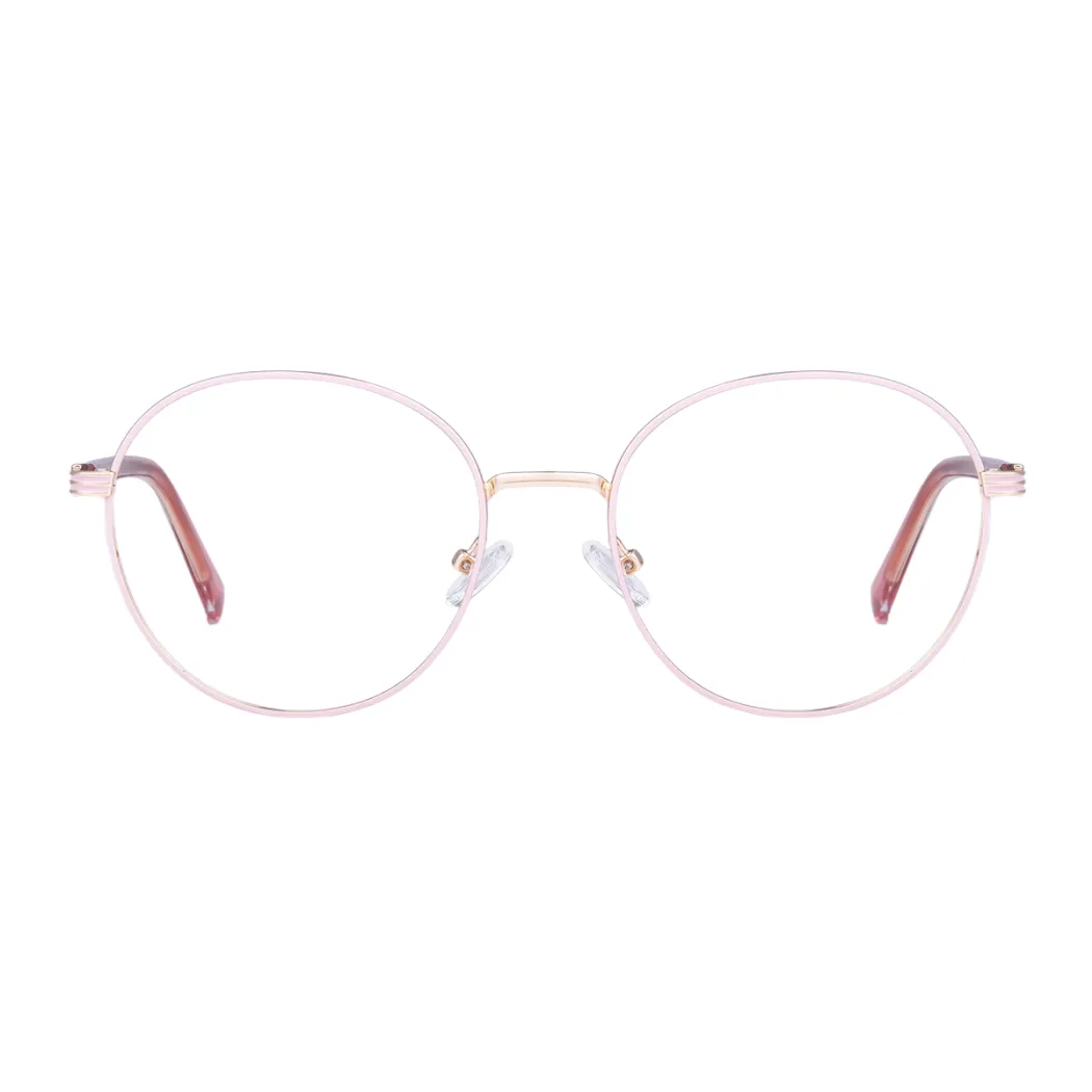 Round Rose Gold Eyeglasses