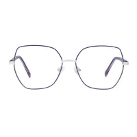 Square Purple Eyeglasses