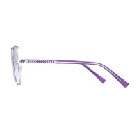 Square Purple Eyeglasses
