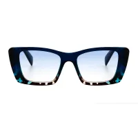 Square Blue Sunglasses