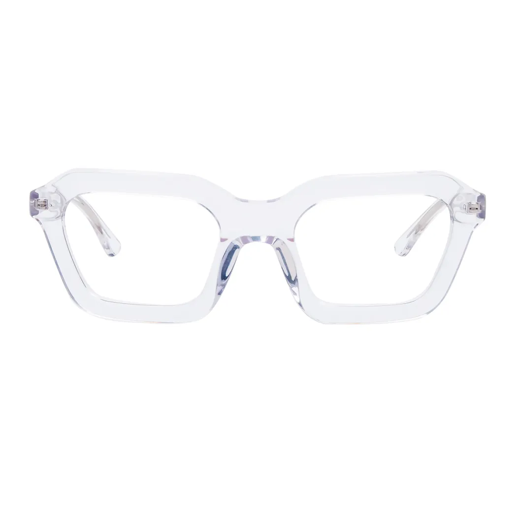 Rectangle Clear Eyeglasses