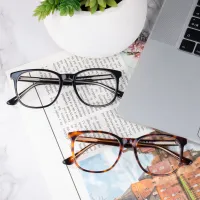 Square Black Eyeglasses