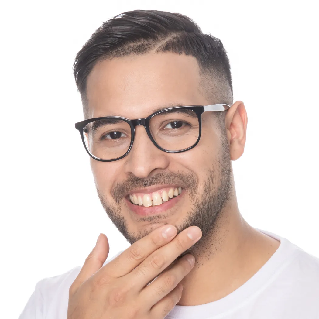 Square Black Eyeglasses