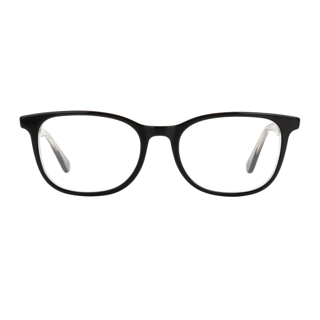 Oval Grey Eyeglasses