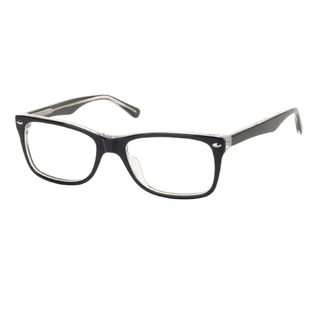 Rectangle Grey Eyeglasses