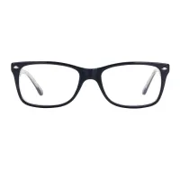 Rectangle Grey Eyeglasses