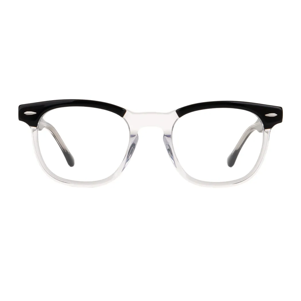 Rectangle Black/Clear Eyeglasses