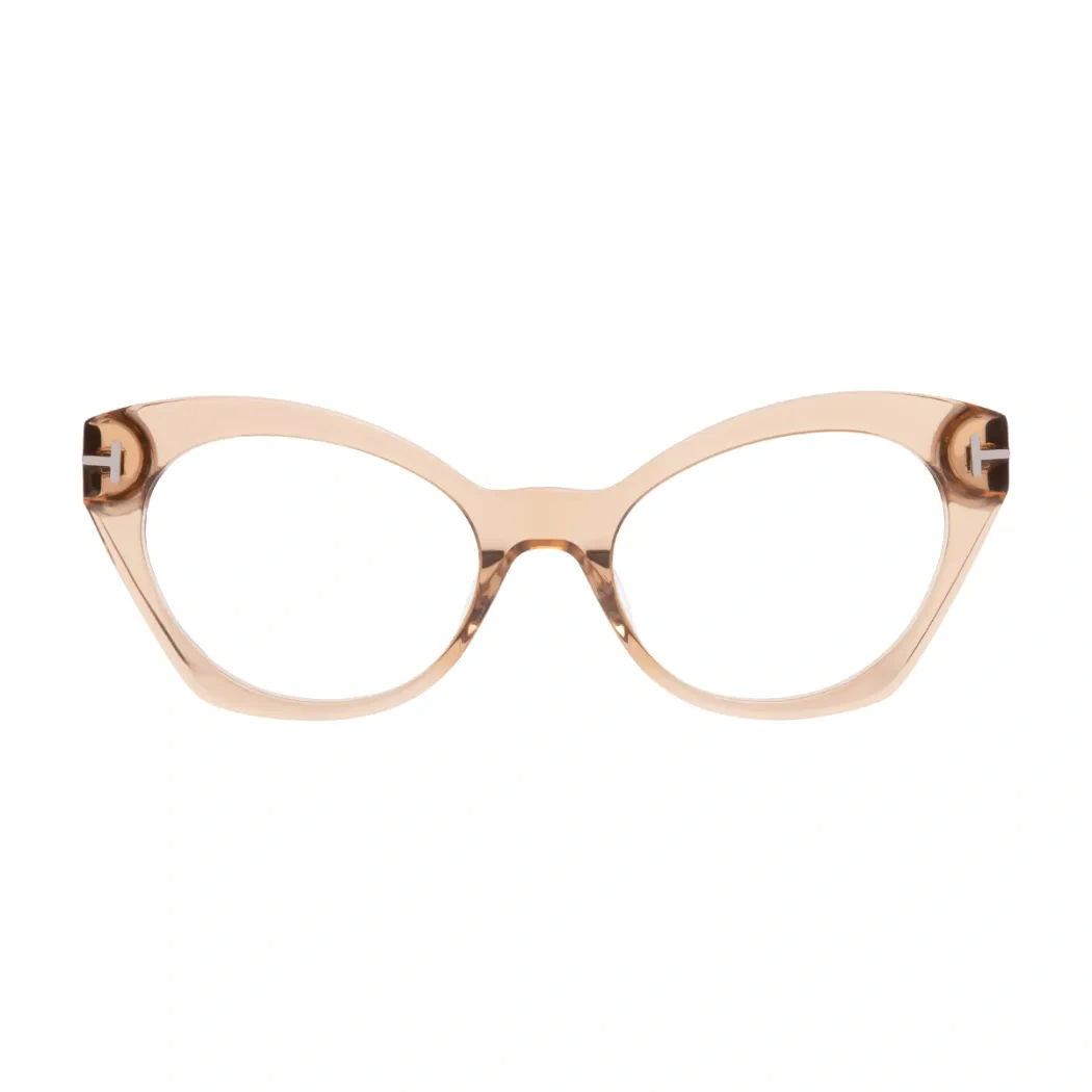 Cat-eye Transparent Amber Eyeglasses