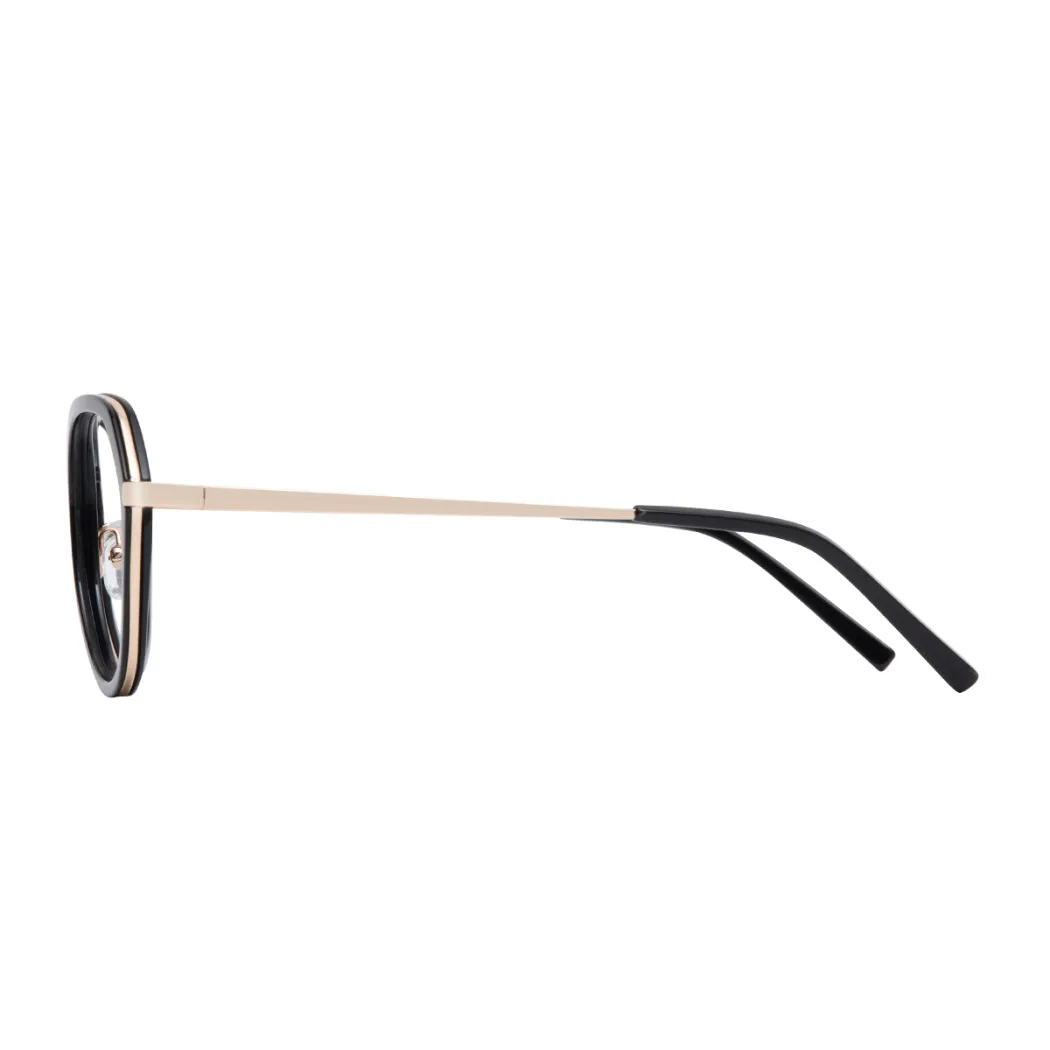 Round Black Eyeglasses