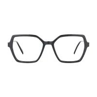 Square Black Eyeglasses