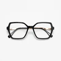 Square Black Eyeglasses