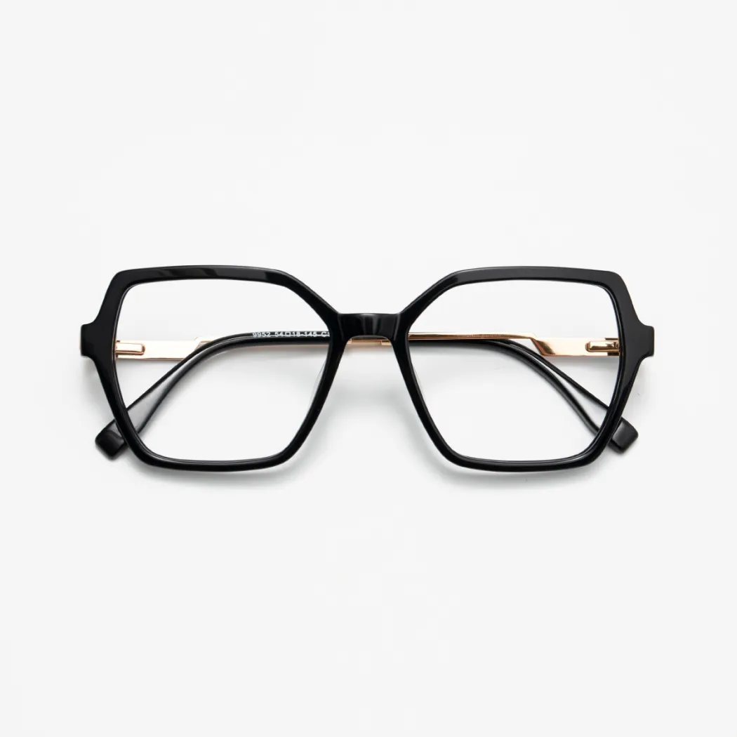 Square Black Eyeglasses
