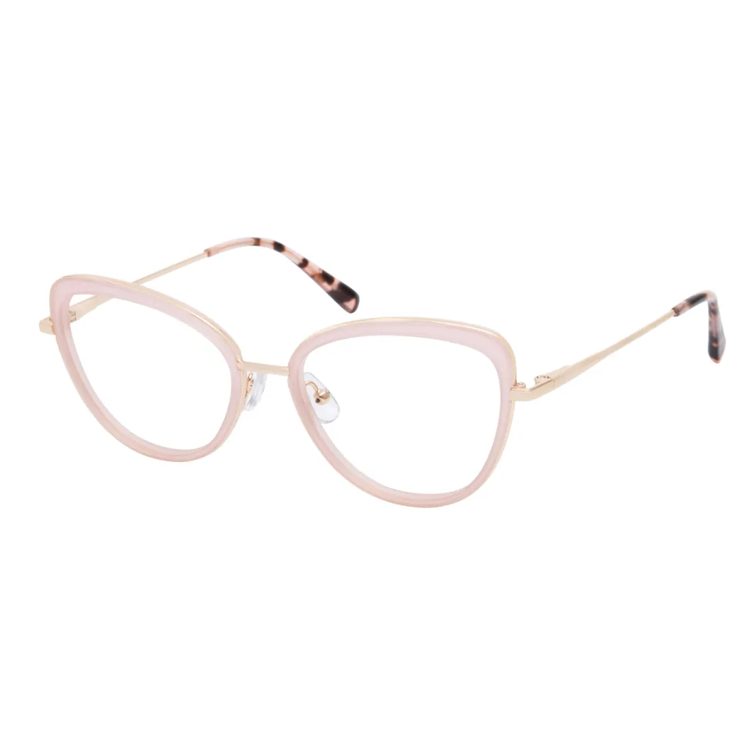 Round Pink Eyeglasses