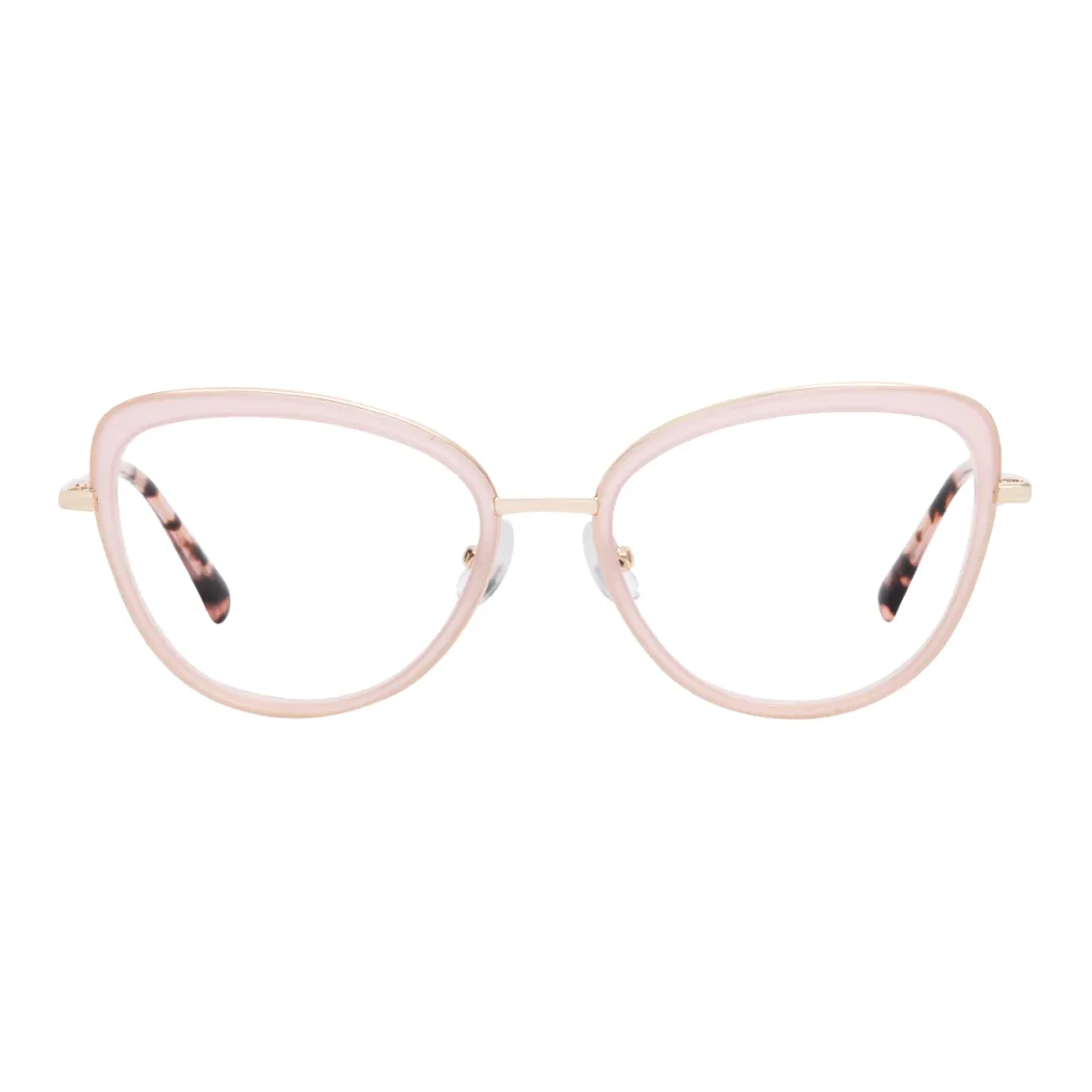 Round Pink Eyeglasses