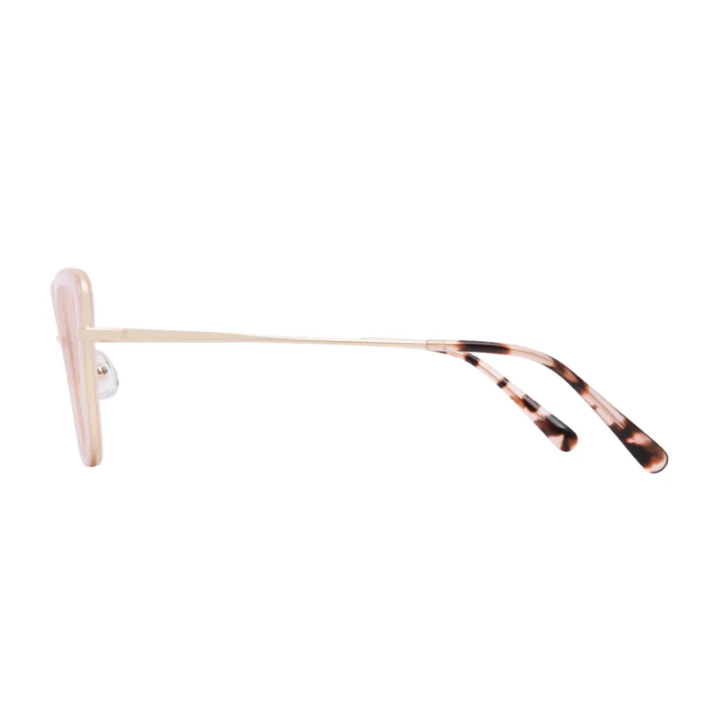 Round Pink Eyeglasses