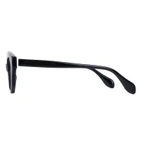 Geometric Black Eyeglasses
