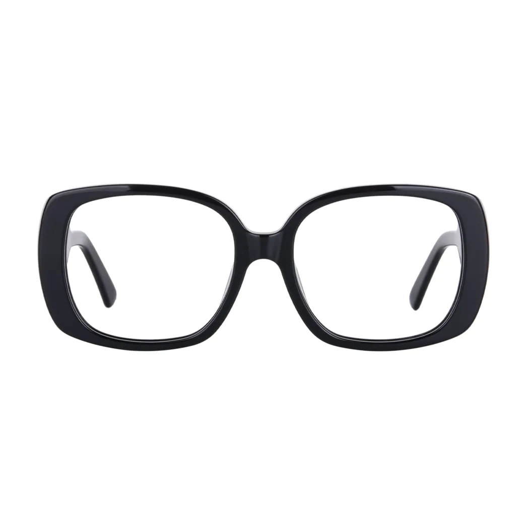 Square Black Eyeglasses