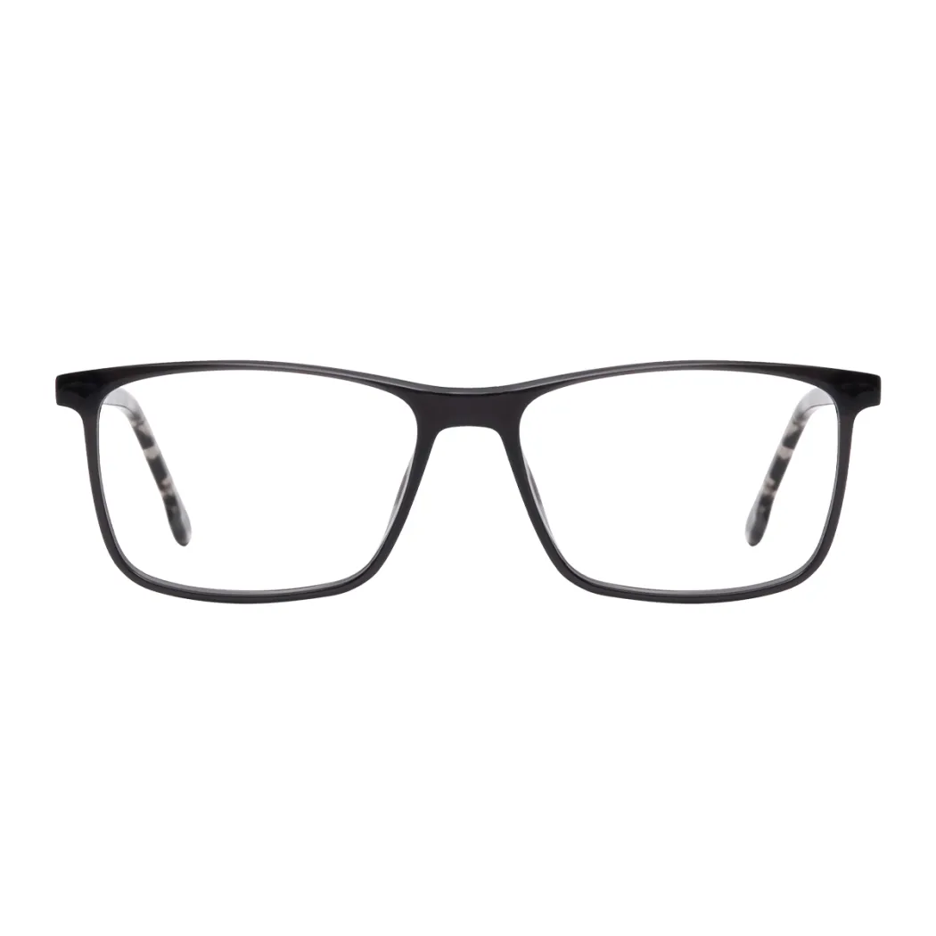 Rectangle Grey Eyeglasses