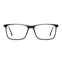 Rectangle Grey Eyeglasses