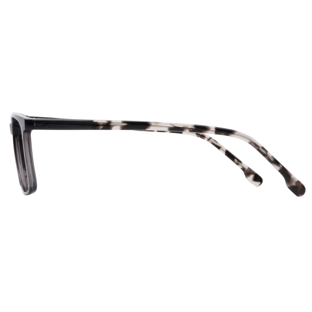 Rectangle Grey Eyeglasses