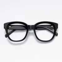 Square Black Eyeglasses