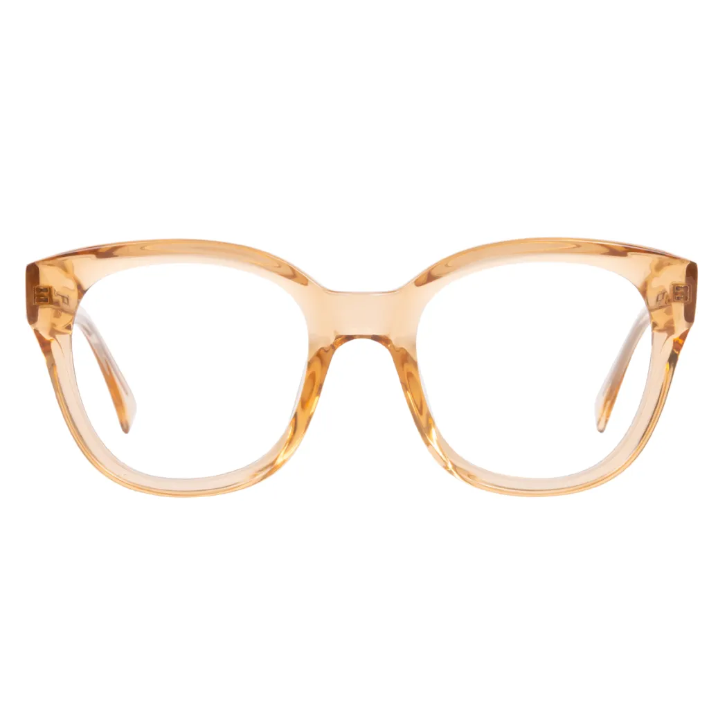 Square Cream Eyeglasses