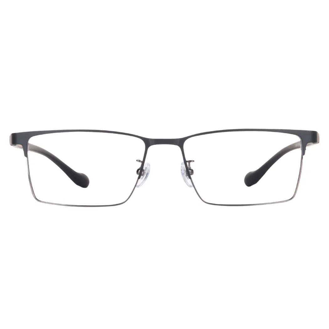 Rectangle Black/Gray Eyeglasses