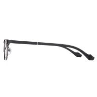 Rectangle Black/Gray Eyeglasses