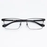 Rectangle Black/Gray Eyeglasses