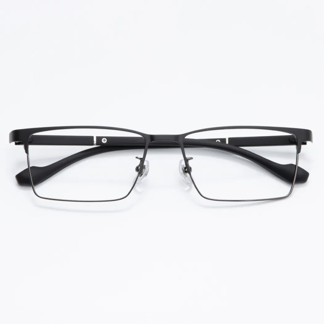 Rectangle Black/Gray Eyeglasses