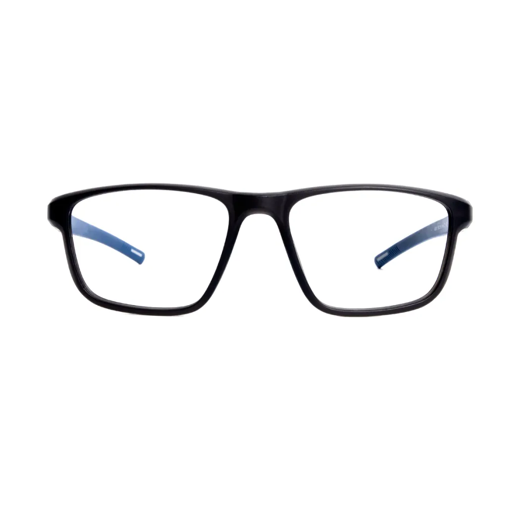 Rectangle Black/Blue Eyeglasses