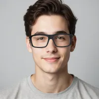 Rectangle Black Eyeglasses
