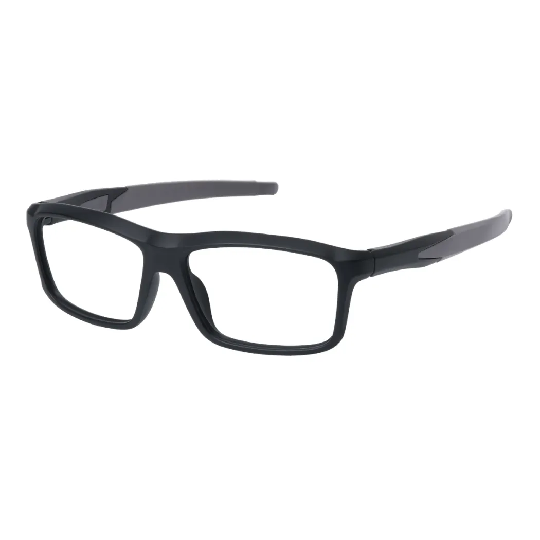 Rectangle Black/Gray Eyeglasses