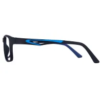 Rectangle Black/Blue Eyeglasses