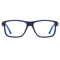 Rectangle Blue Eyeglasses