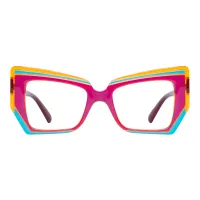 Cat-eye Multicolor Eyeglasses