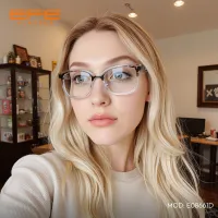 Cat-eye Tortoiseshell/Clear Eyeglasses