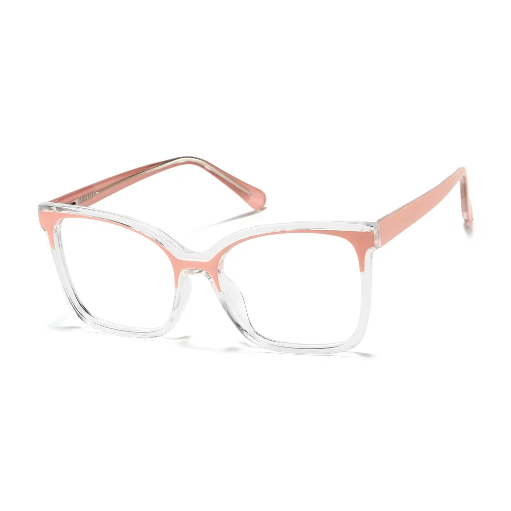 Cat-eye Pink/Clear Eyeglasses