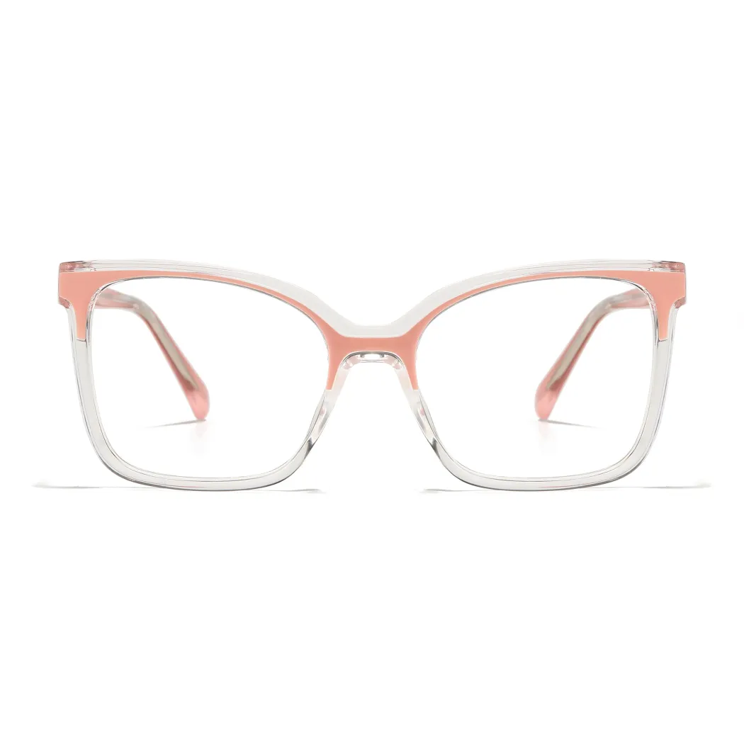 Cat-eye Pink/Clear Eyeglasses