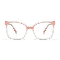 Cat-eye Pink/Clear Eyeglasses