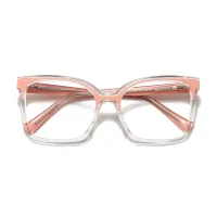 Cat-eye Pink/Clear Eyeglasses