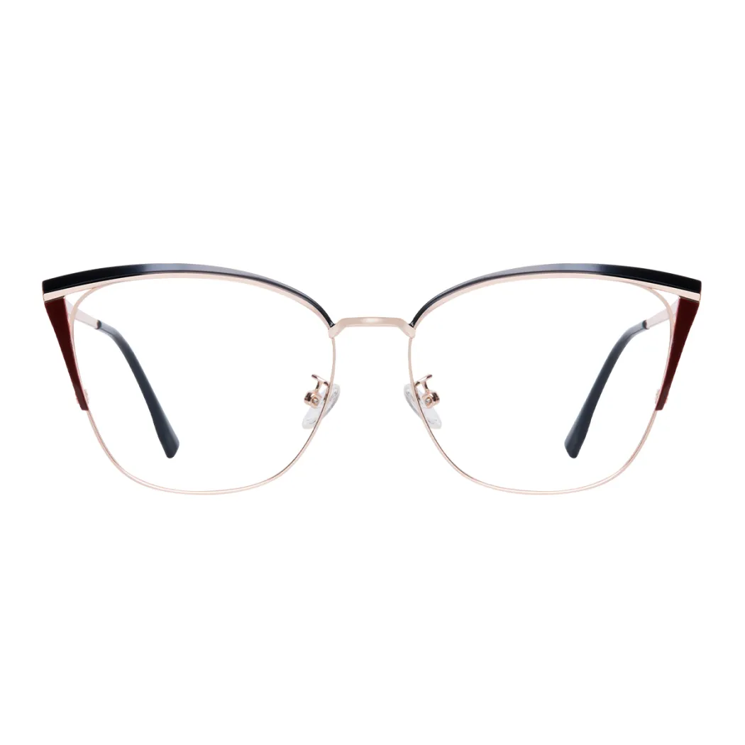 Cat-eye Black Gold Eyeglasses