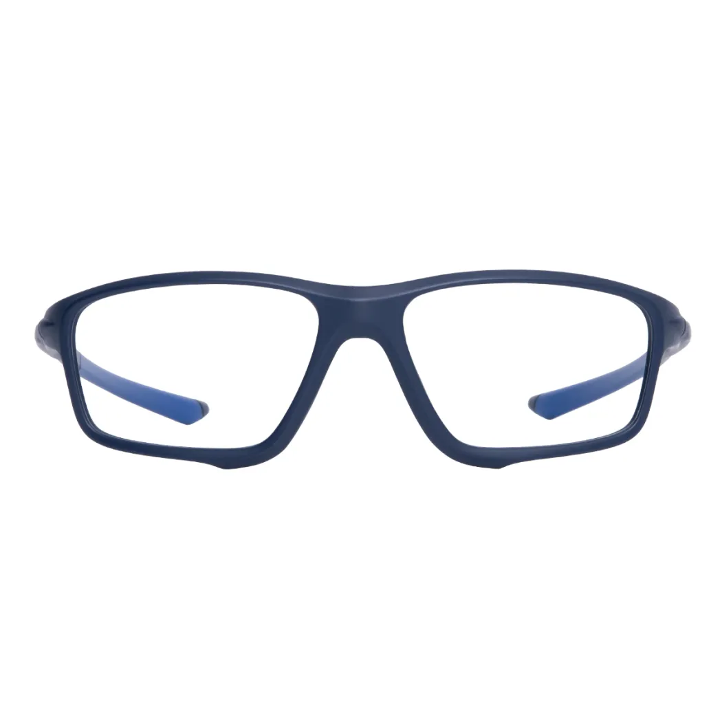 Rectangle Blue Eyeglasses
