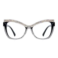 Cat-eye Black Eyeglasses
