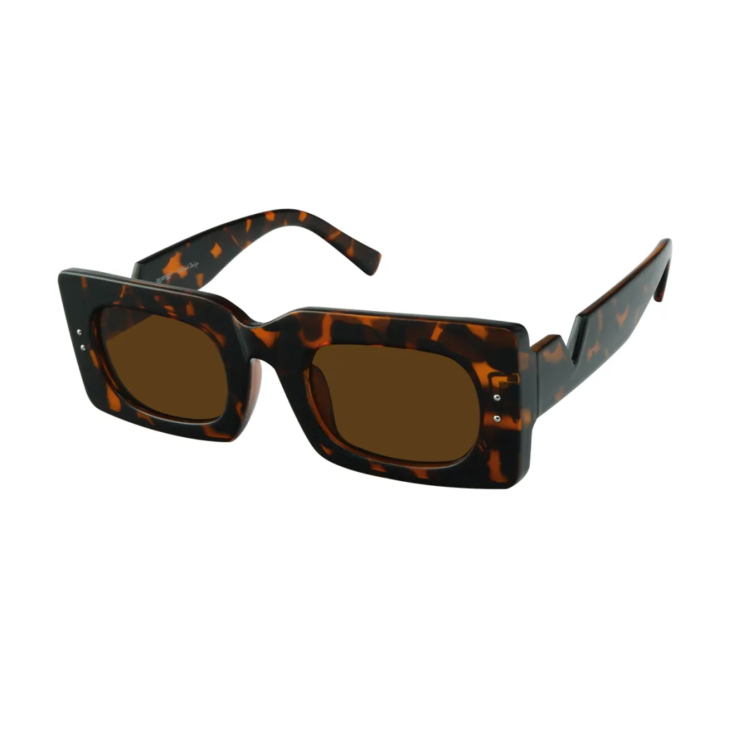 Rectangle Tortoiseshell Sunglasses