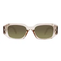 Rectangle Light Brown Sunglasses