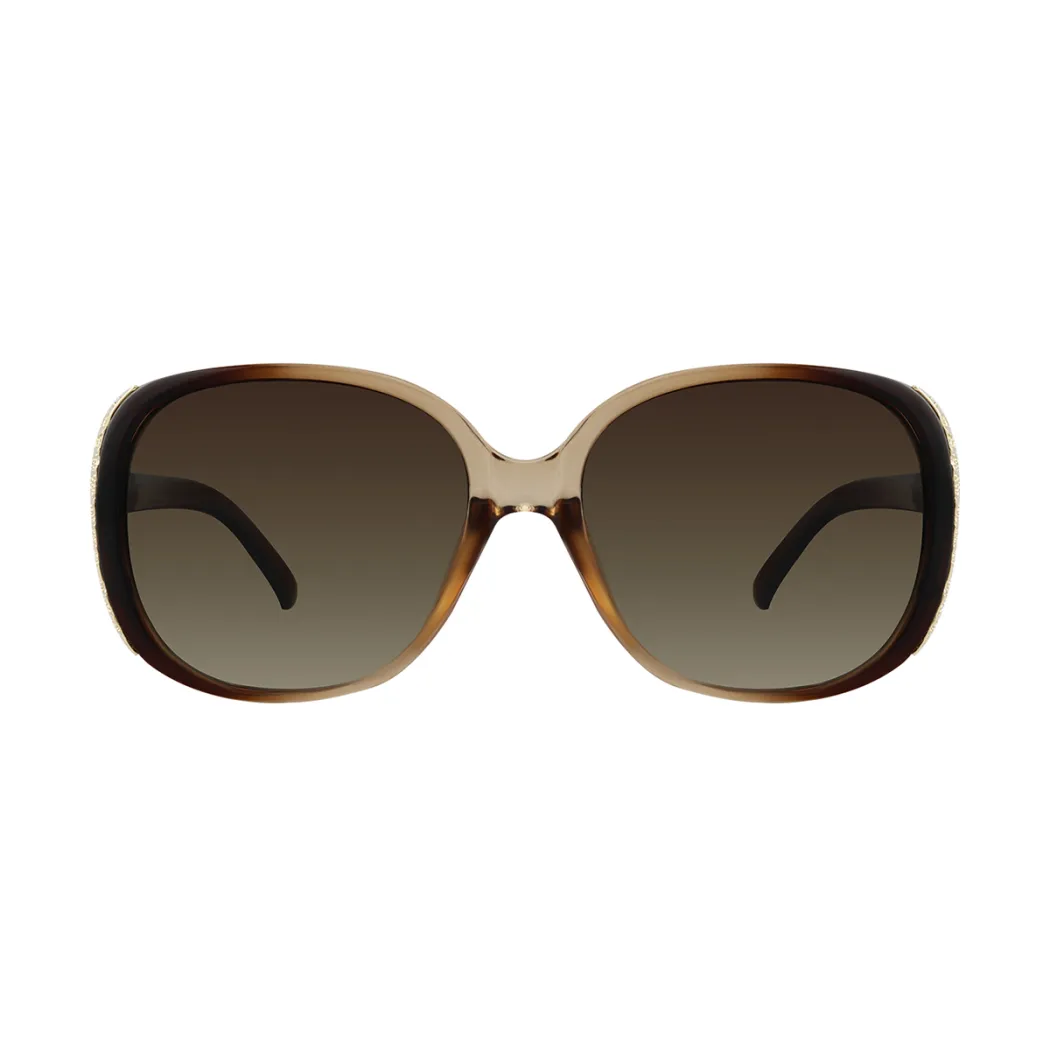 Oval Brown Sunglasses